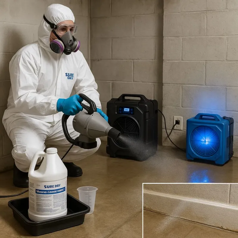 Sanitization and Odor Removal process in Rock Hall, MD